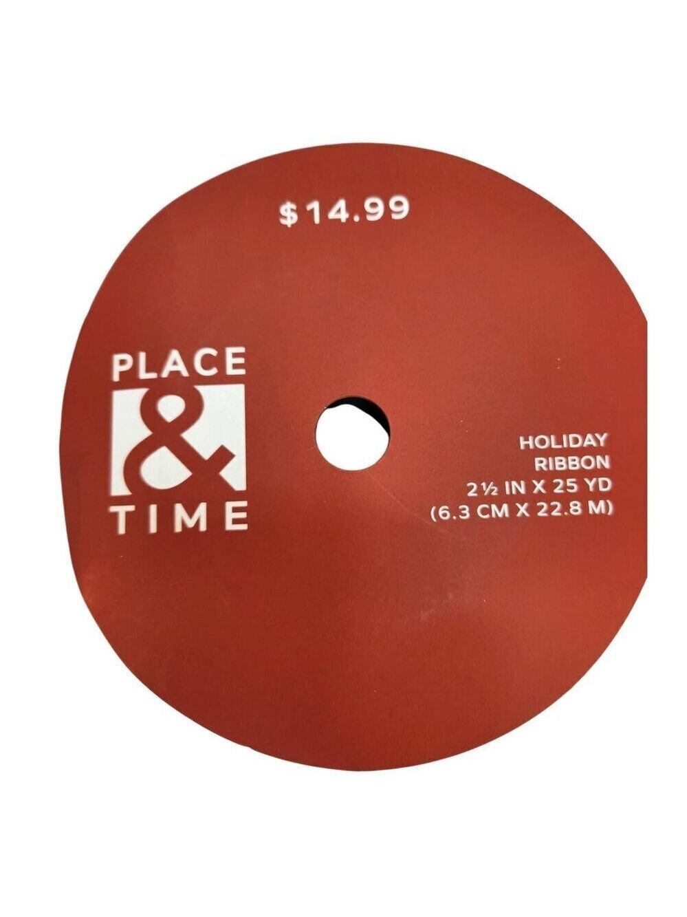Buffalo Plaid Ribbon Wire Edge Place & Time 2.5 Inch 1.5 Inch - Picture 3 of 6